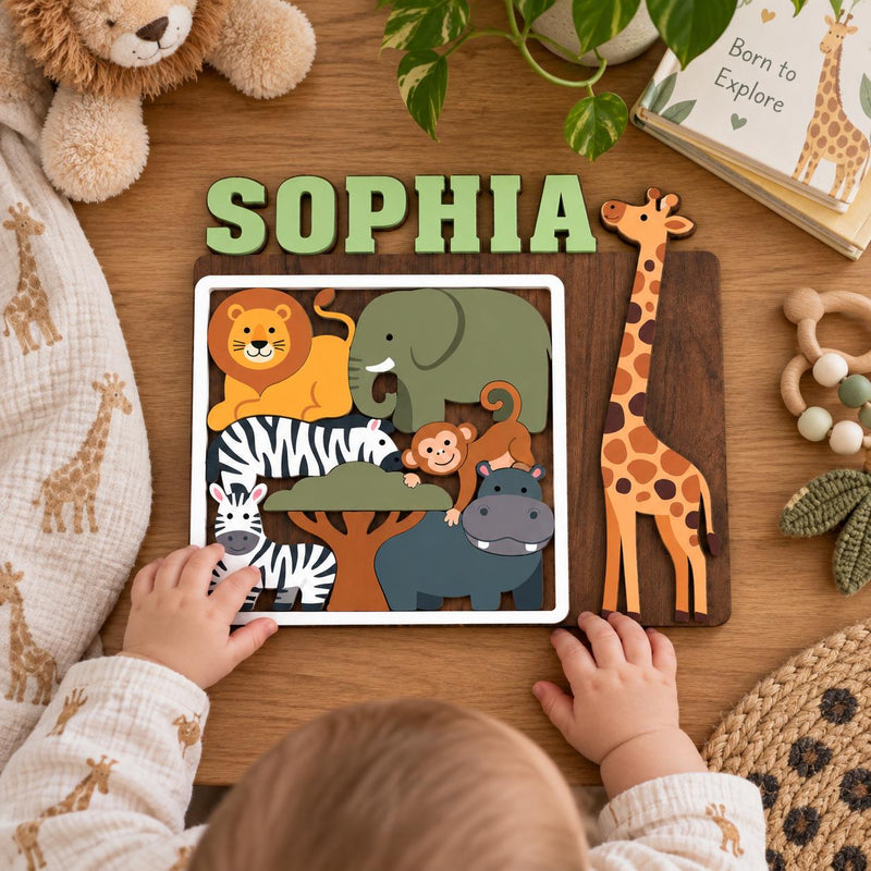 2-Layer Wooden Puzzles