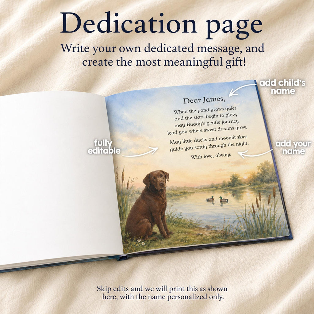 Personalized Duck Hunter Bedtime Book for Baby Boys