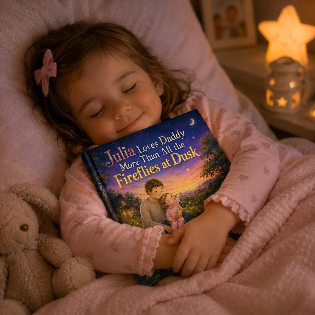 Personalized Daddy Daughter Storybook, Father's Day Gift from Kids