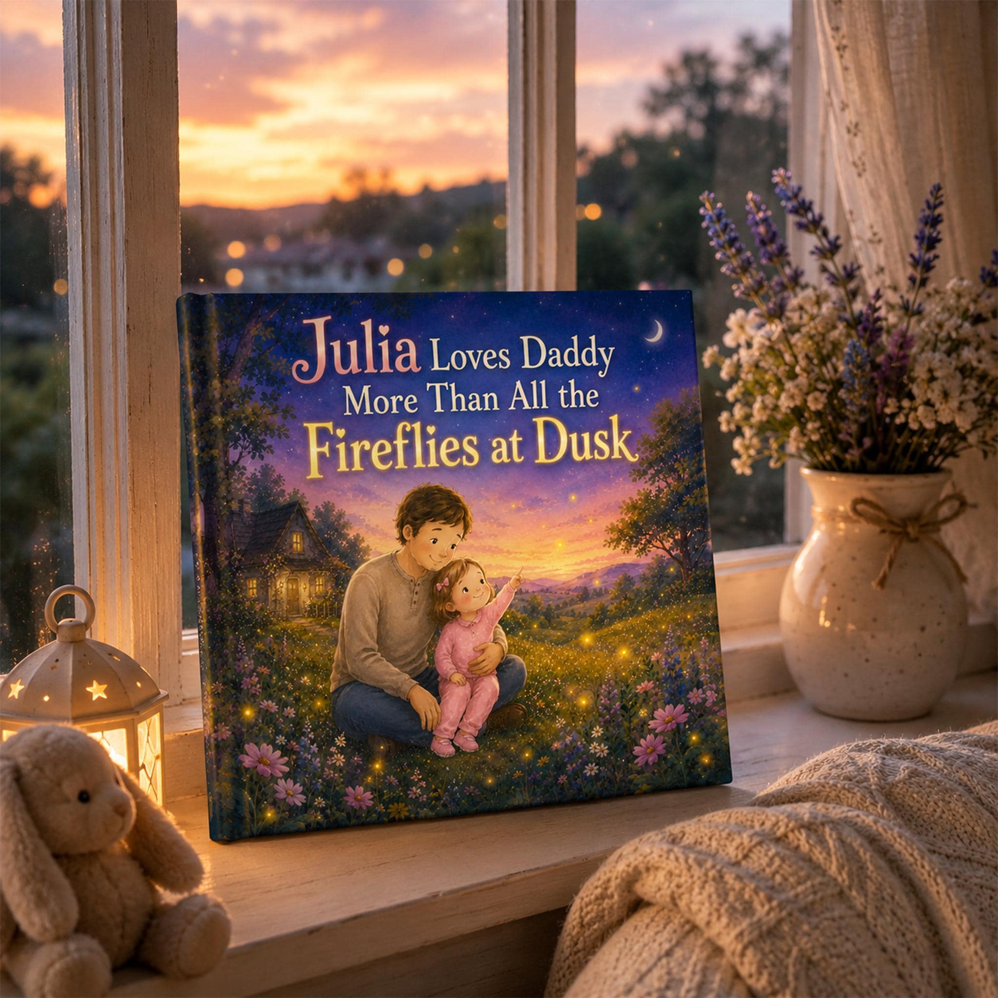 Personalized Daddy Daughter Storybook, Father's Day Gift from Kids