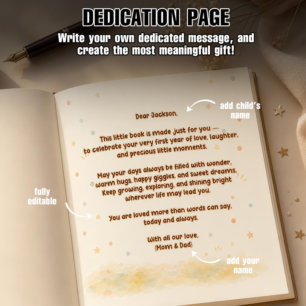 Personalized First Birthday Story Book