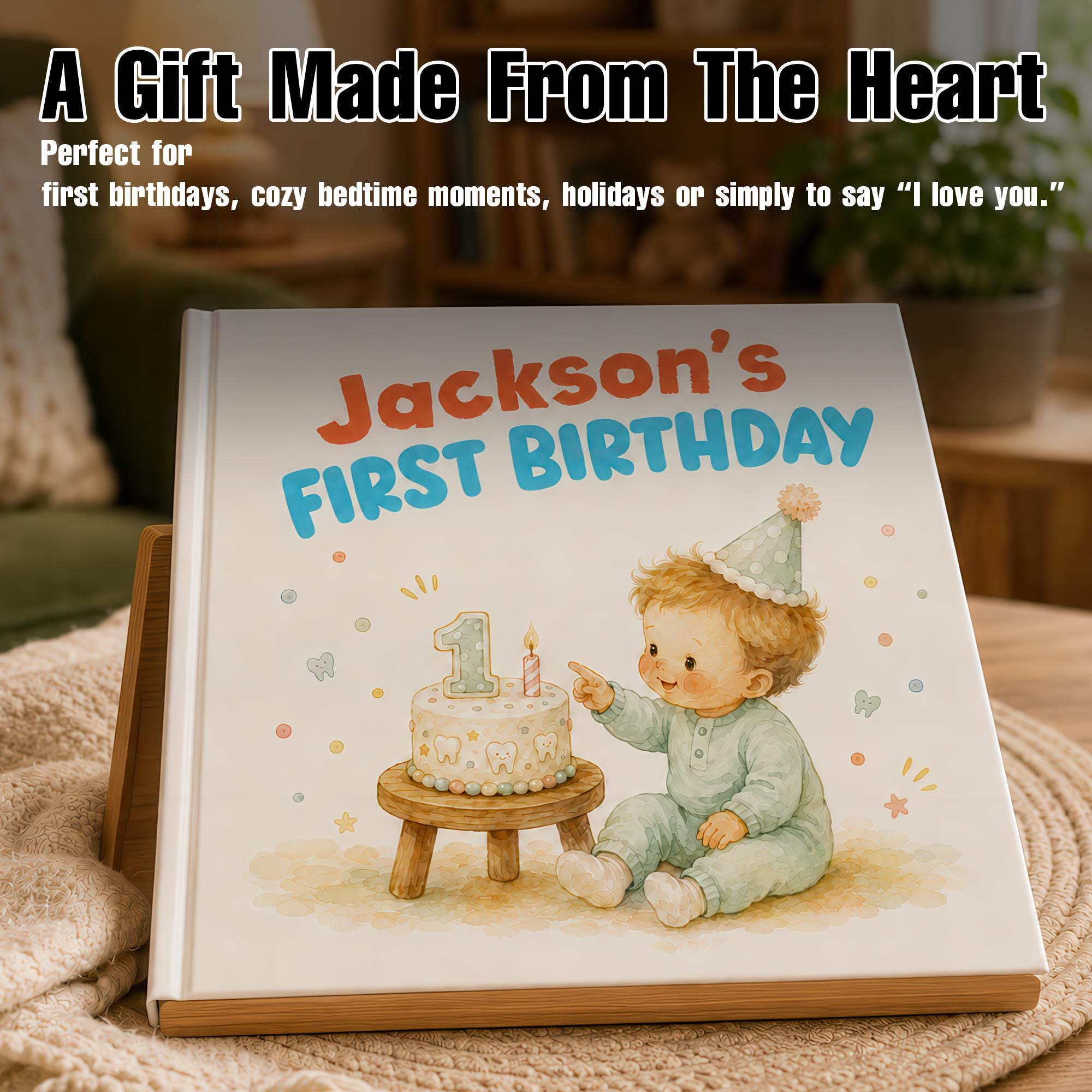 Personalized First Birthday Story Book