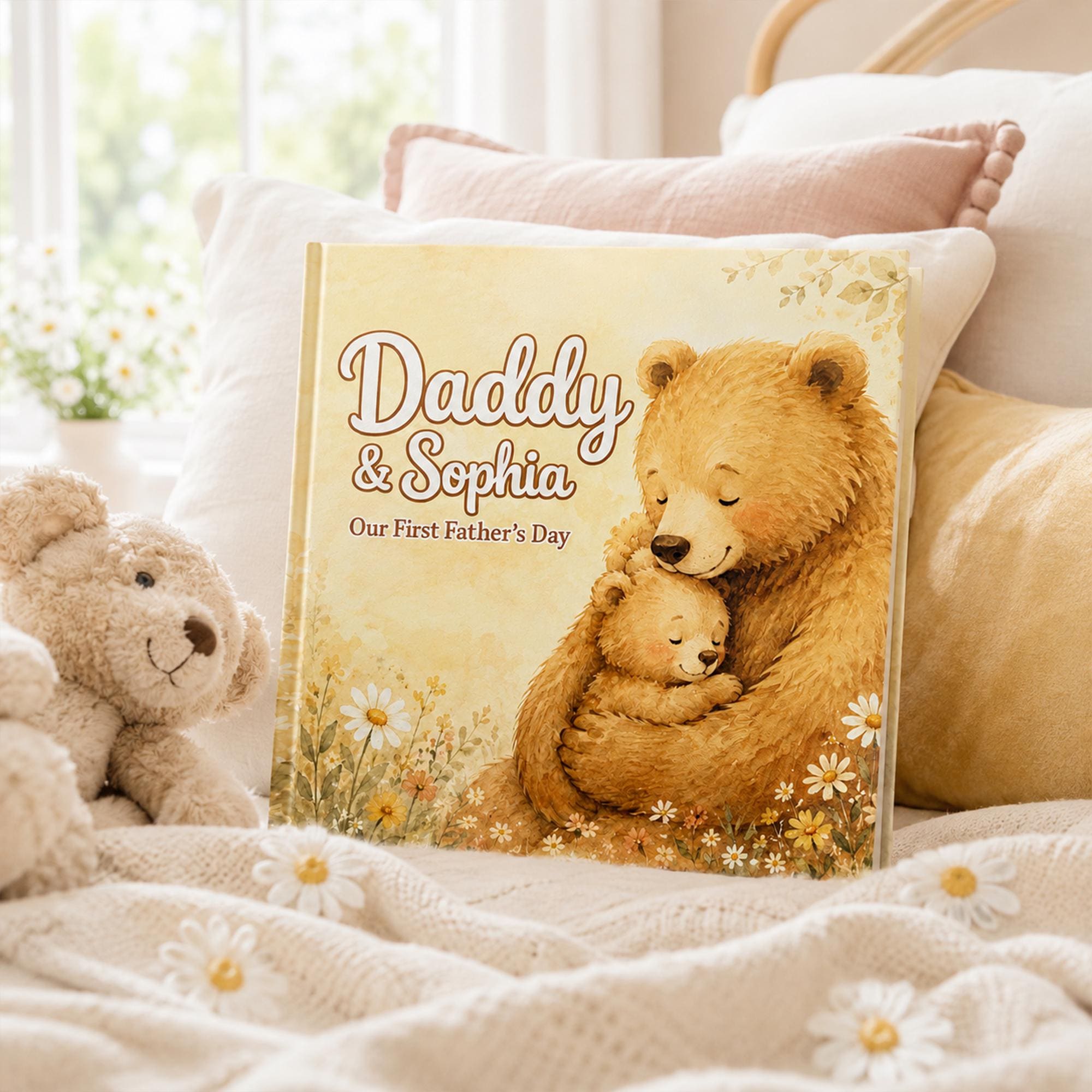 Personalized First Father's Day Book for Dad and Baby