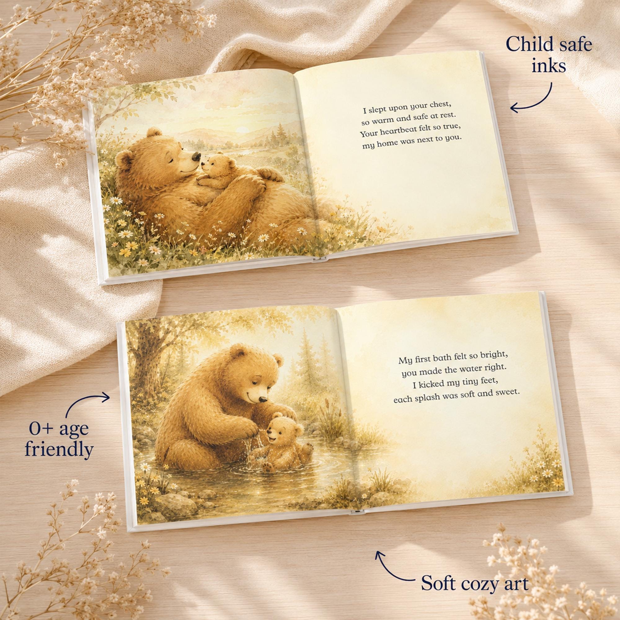 Personalized First Father's Day Book for Dad and Baby