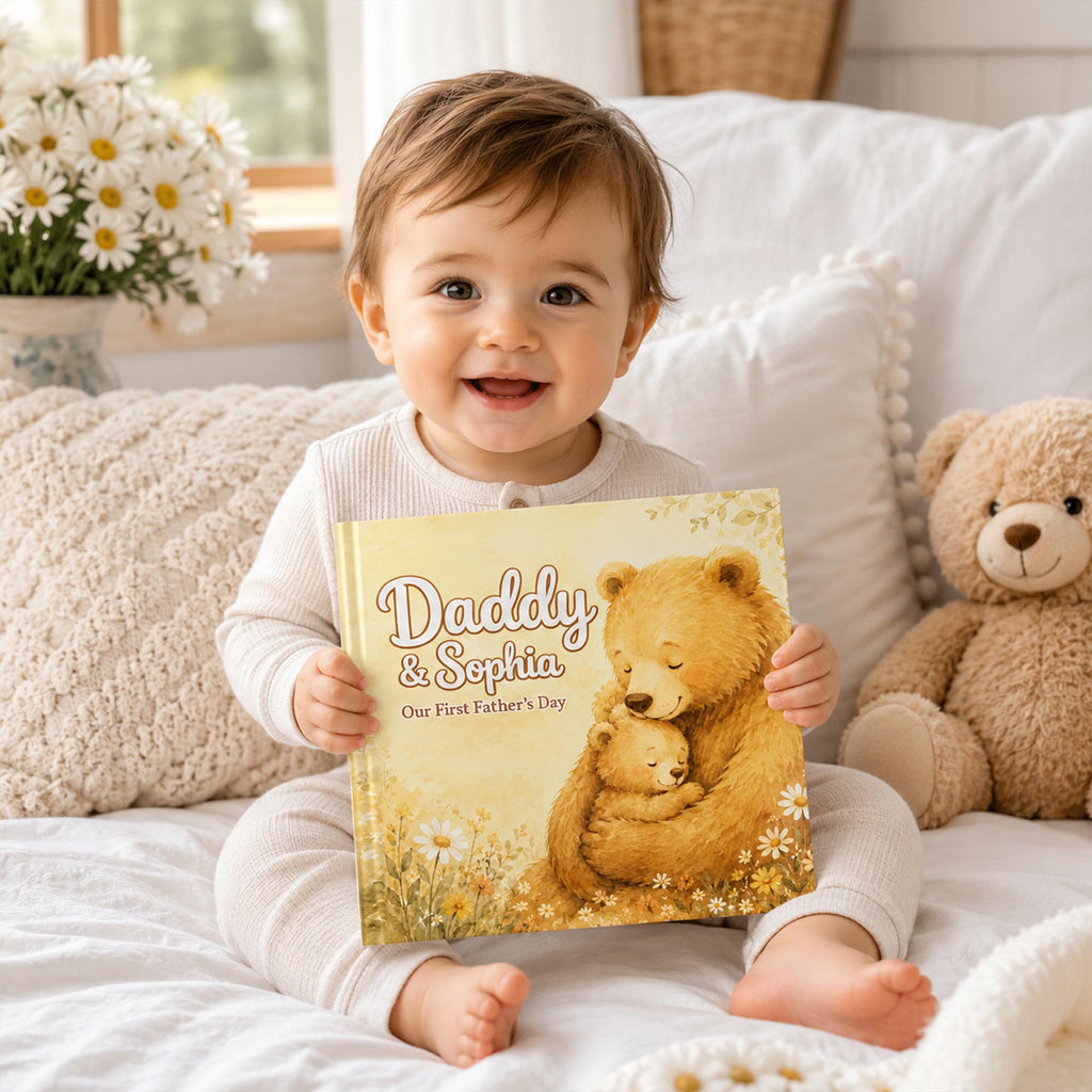 Personalized First Father's Day Book for Dad and Baby