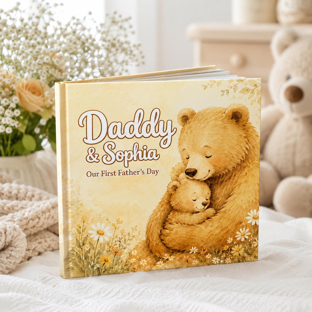 Personalized First Father's Day Book for Dad and Baby