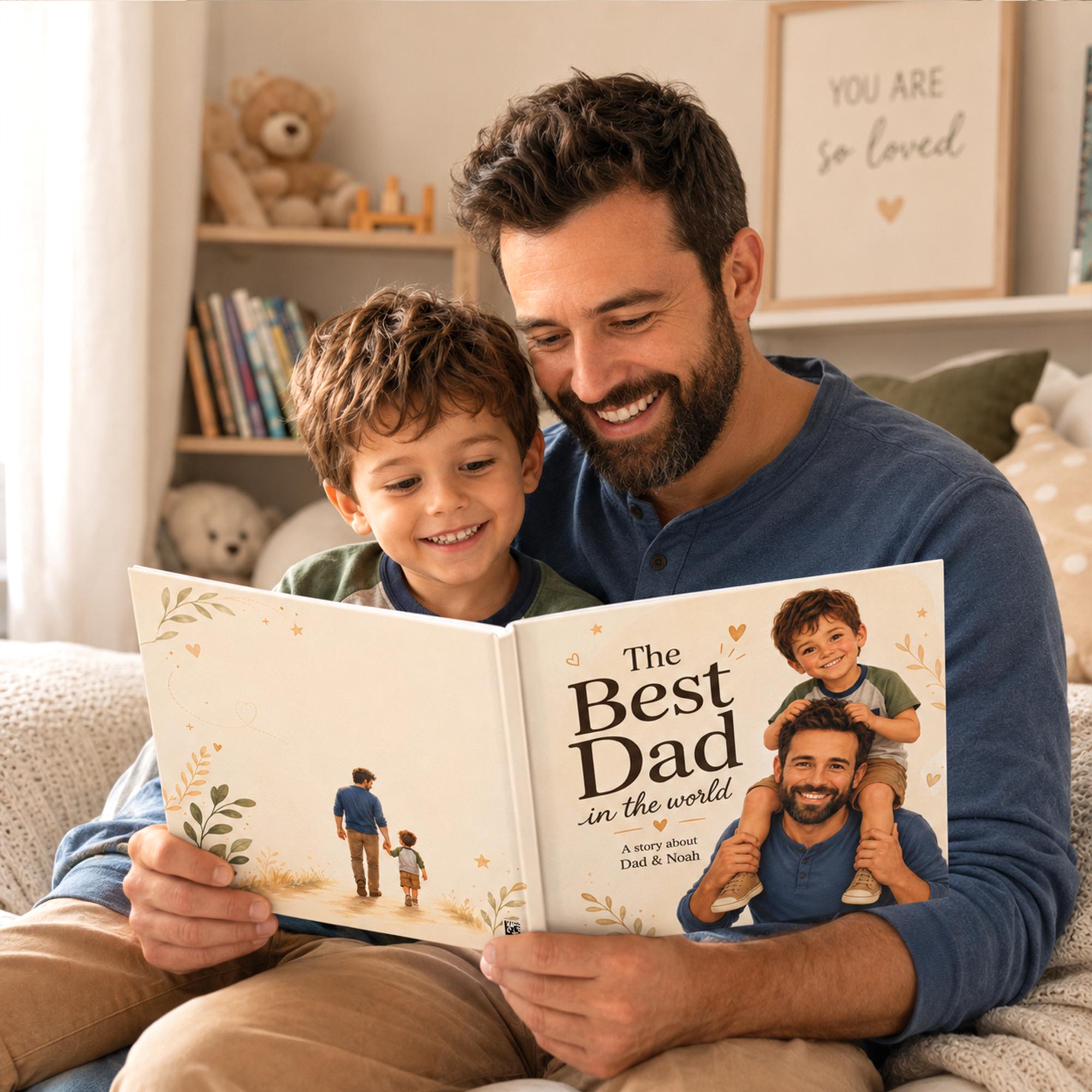 Personalized Dad and Child Story Book