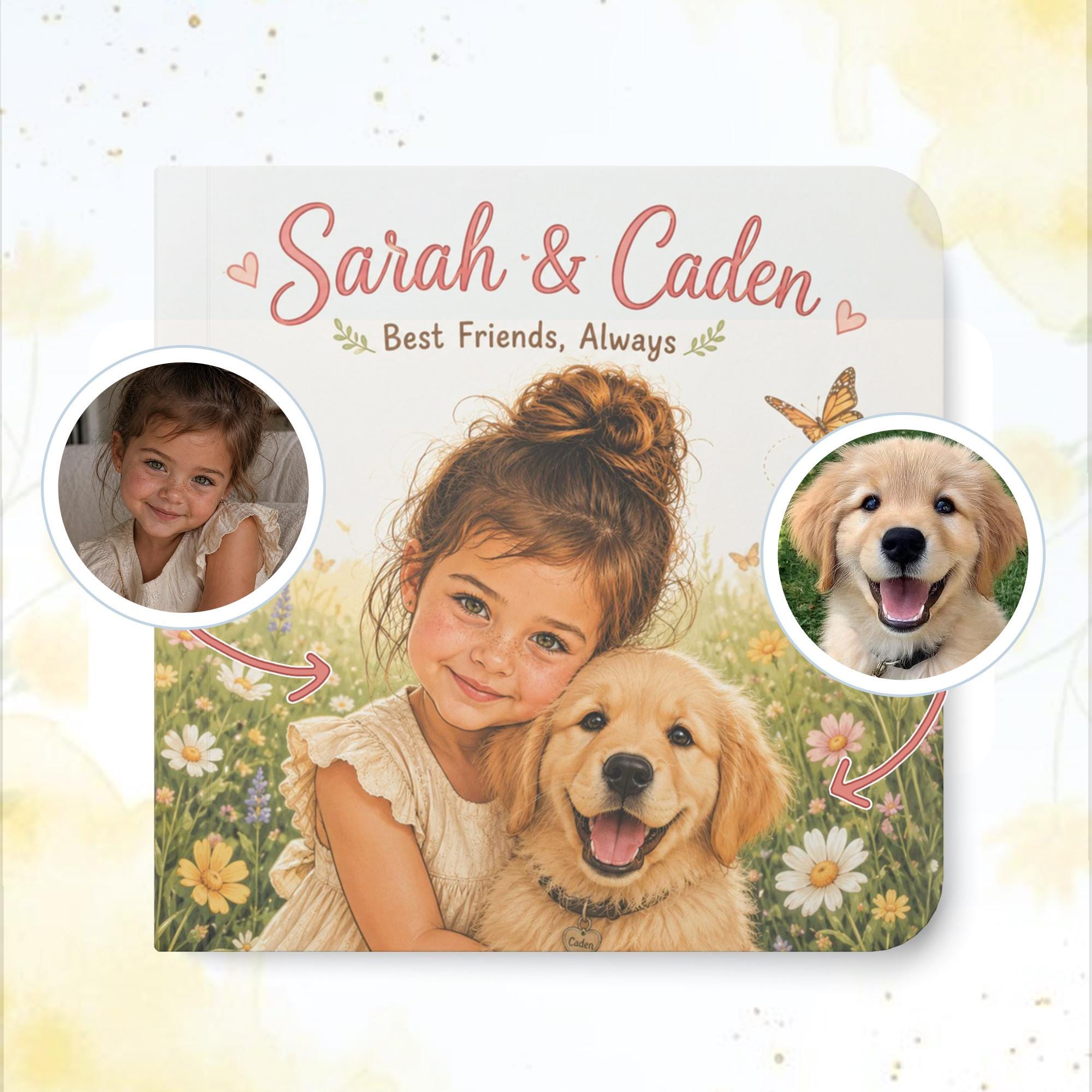 Personalized Childrens Book With Dog - Custom Childrens Book, Personalized Storybooks With Pets, Personalized Kid Book With Pets