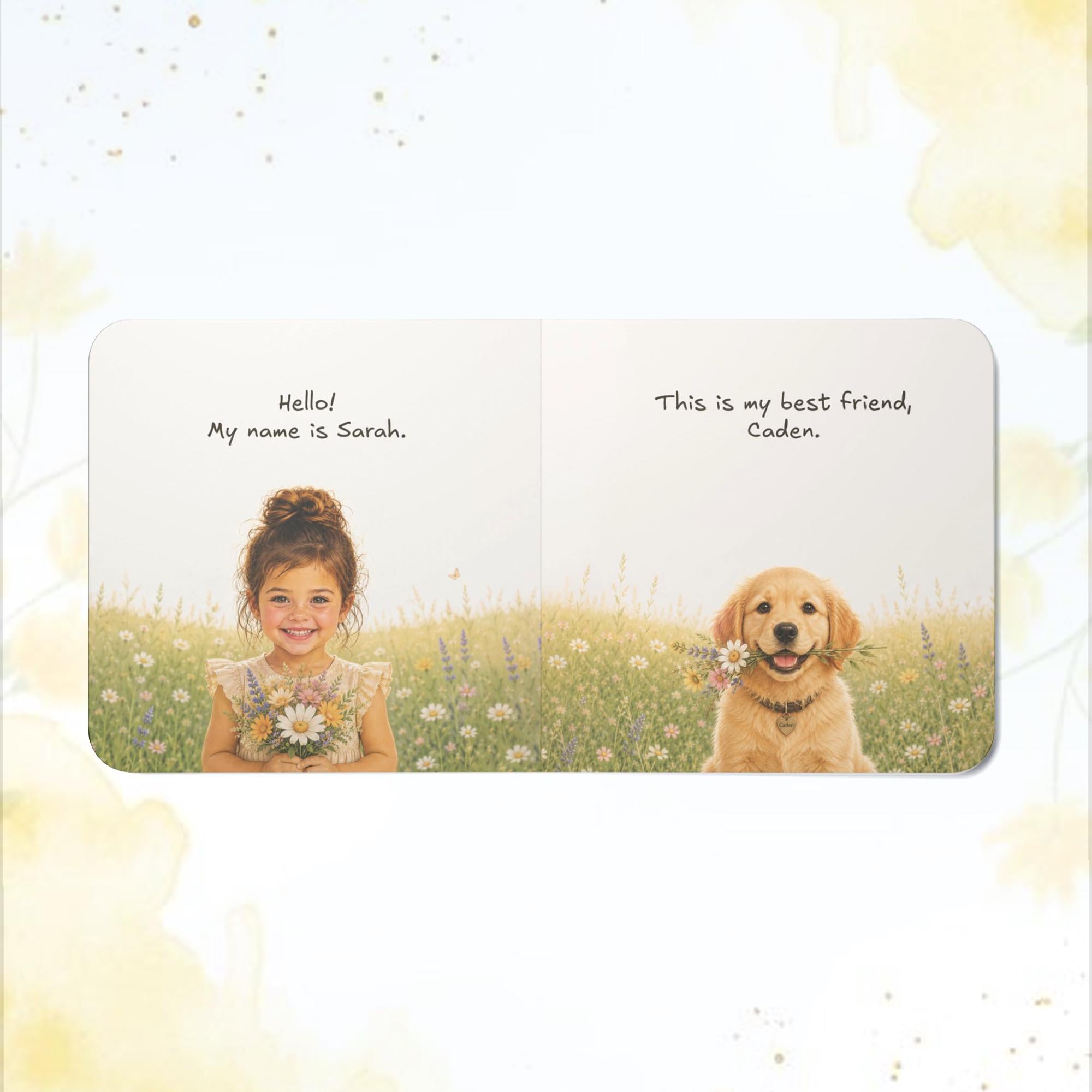 Personalized Childrens Book With Dog - Custom Childrens Book, Personalized Storybooks With Pets, Personalized Kid Book With Pets
