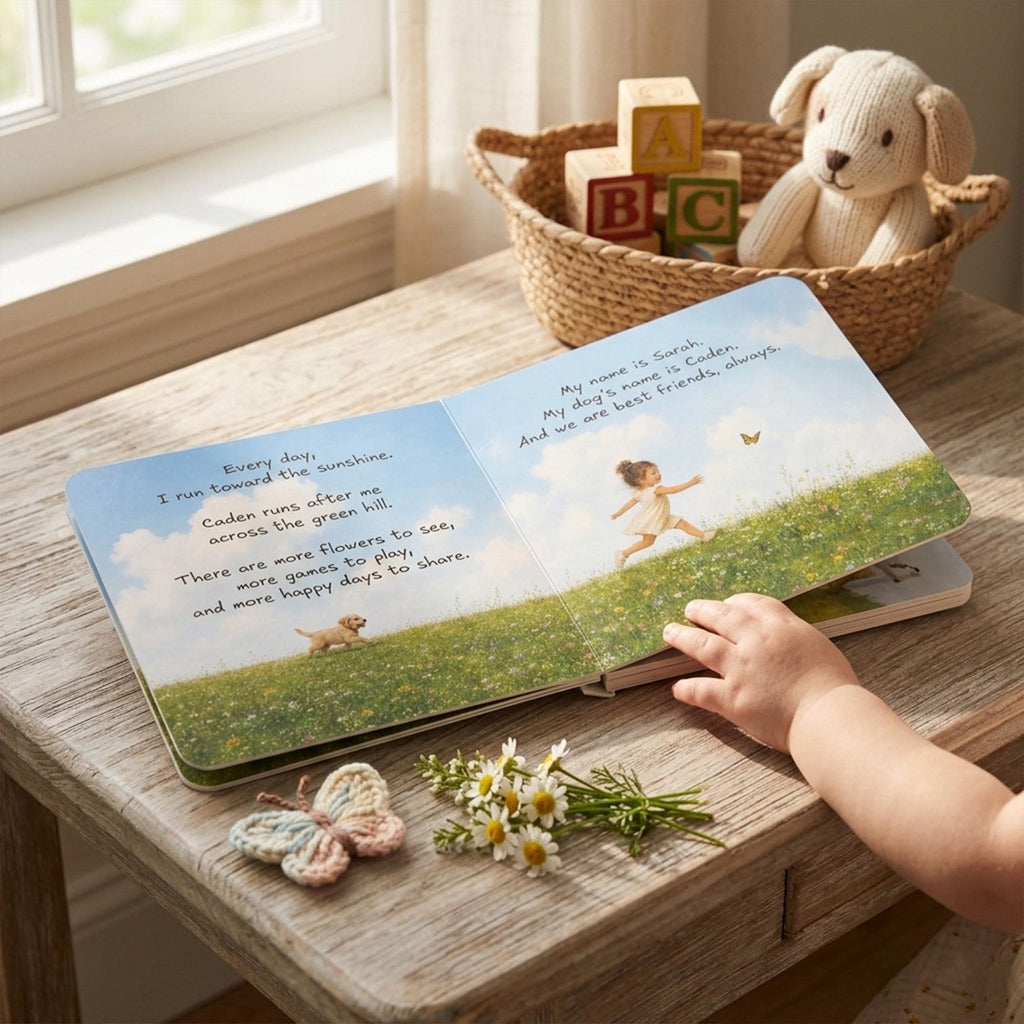 Personalized Childrens Book With Dog - Custom Childrens Book, Personalized Storybooks With Pets, Personalized Kid Book With Pets