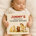 Personalized Baby Name Storybook, Nursery Rhymes Keepsake Book, Baby Shower Gift for Boy or Girl, First Birthday Gift