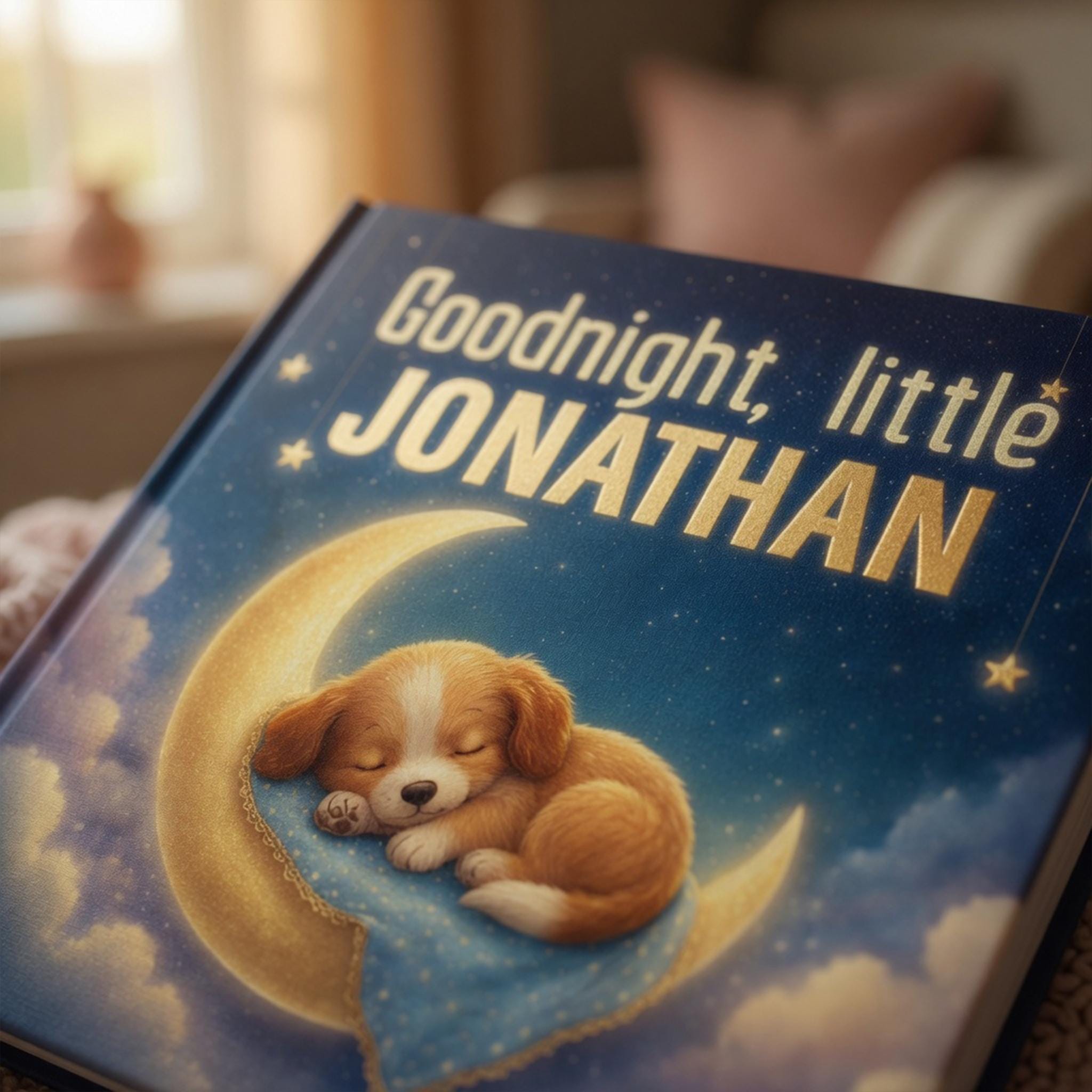 Personalized Baby Bedtime Story Book - Custom Name Hardcover Gift