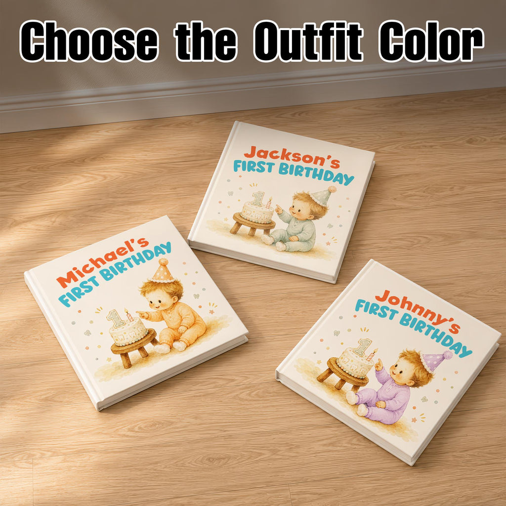 Personalized First Birthday Story Book