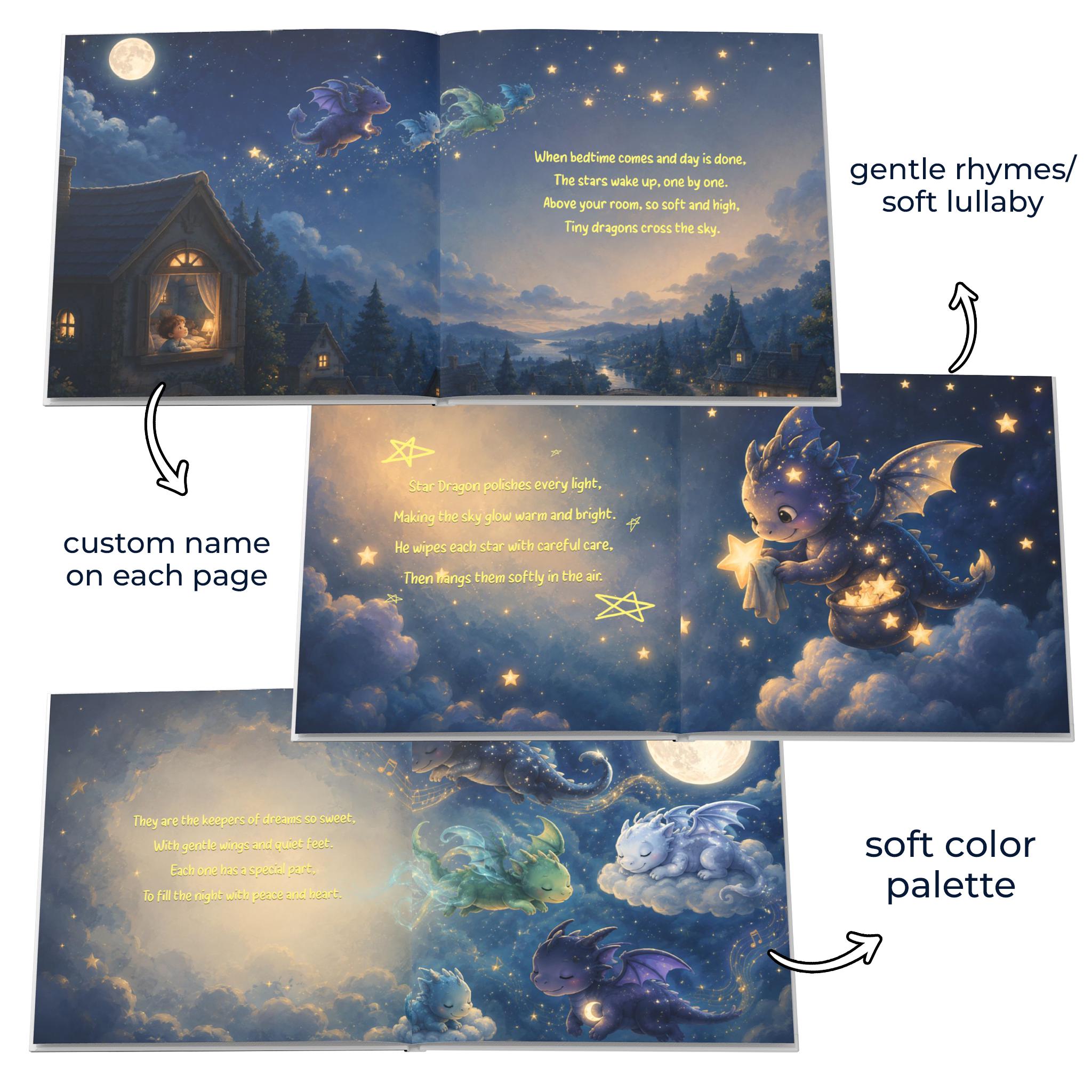 Personalized Dragon Bedtime Story Book