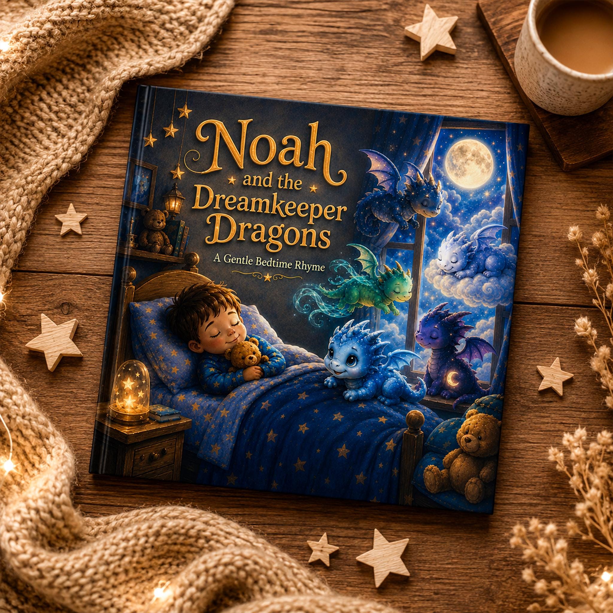 Personalized Dragon Bedtime Story Book