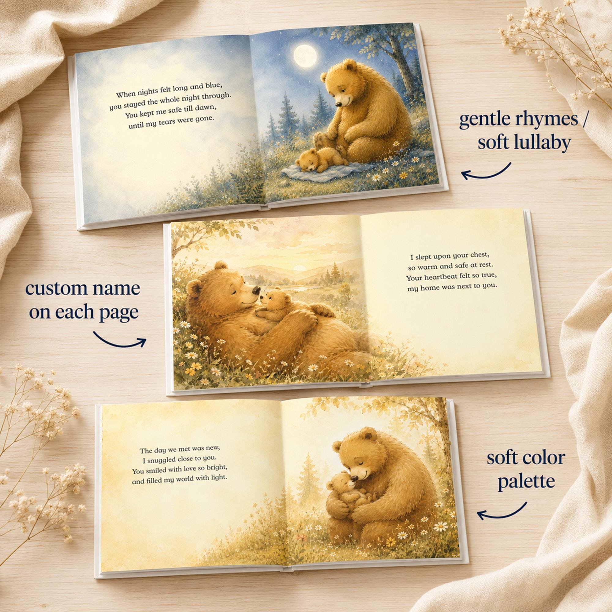 Personalized First Father's Day Book for Dad and Baby