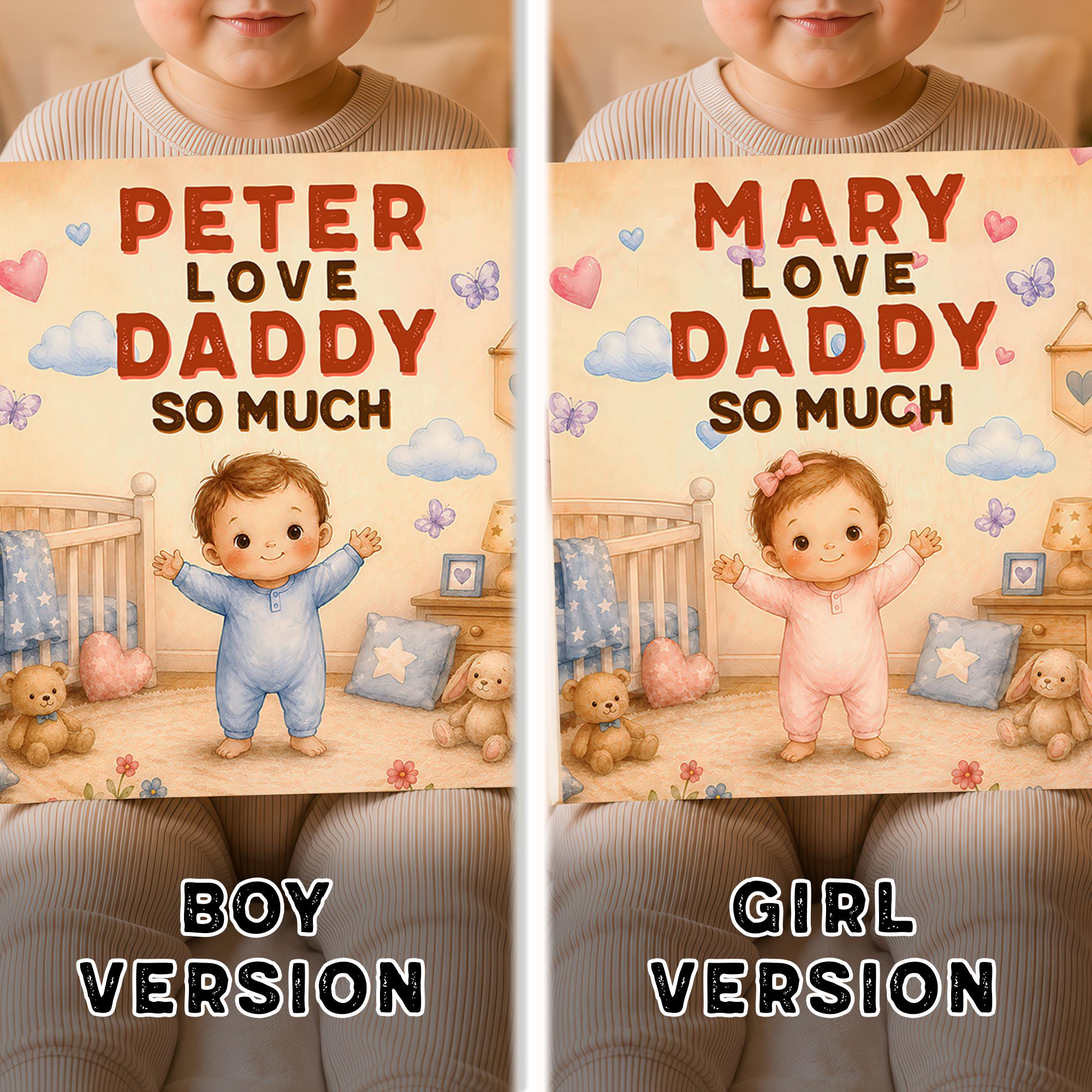 Personalized Daddy Storybook From Son