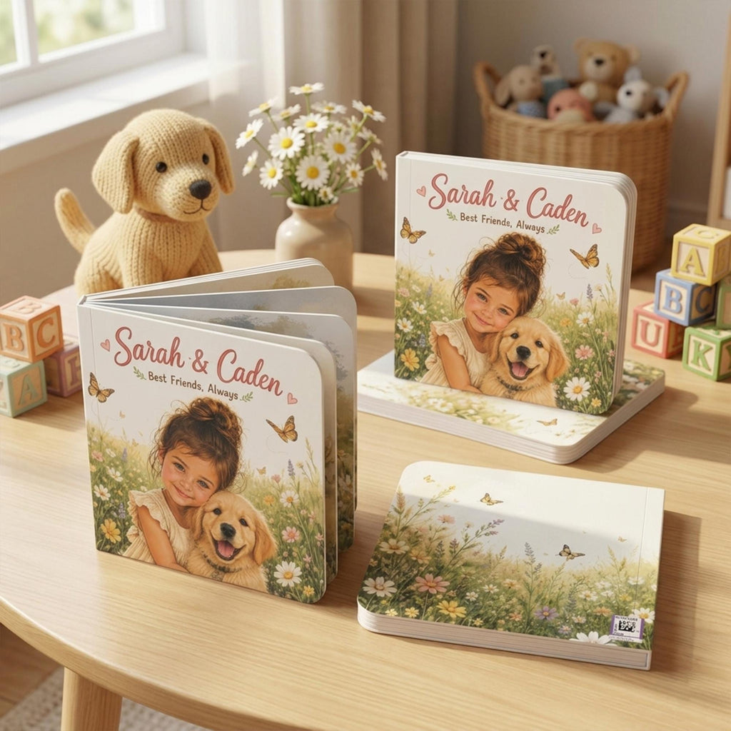 Personalized Childrens Book With Dog - Custom Childrens Book, Personalized Storybooks With Pets, Personalized Kid Book With Pets