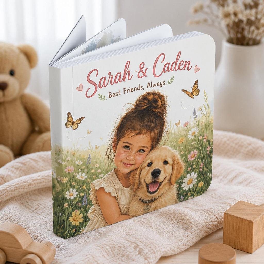 Personalized Childrens Book With Dog - Custom Childrens Book, Personalized Storybooks With Pets, Personalized Kid Book With Pets