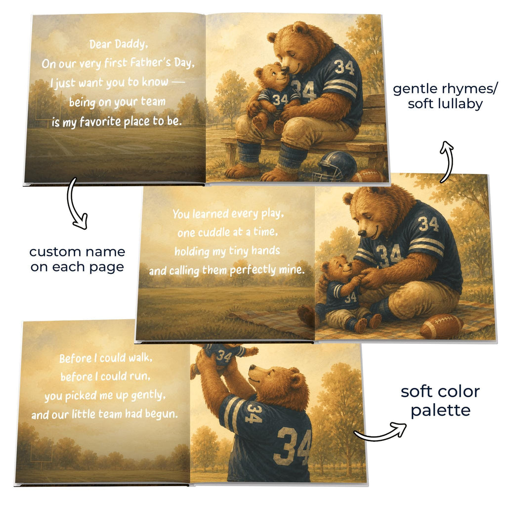 Personalized First Father's Day Book