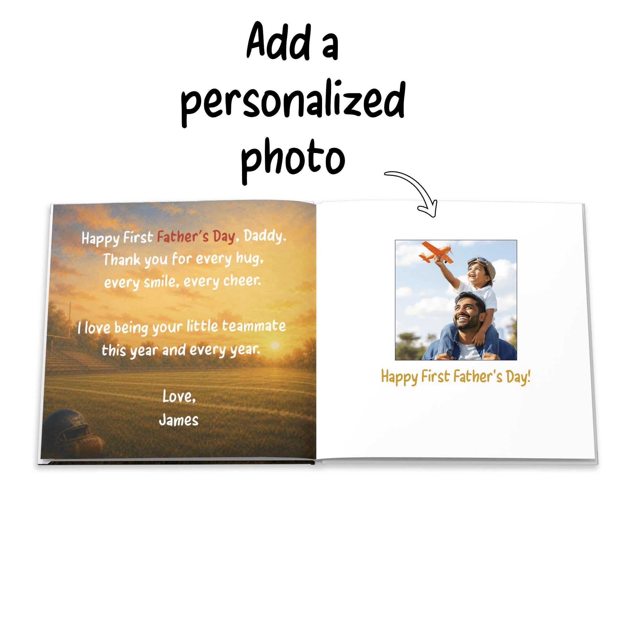 Personalized First Father's Day Book