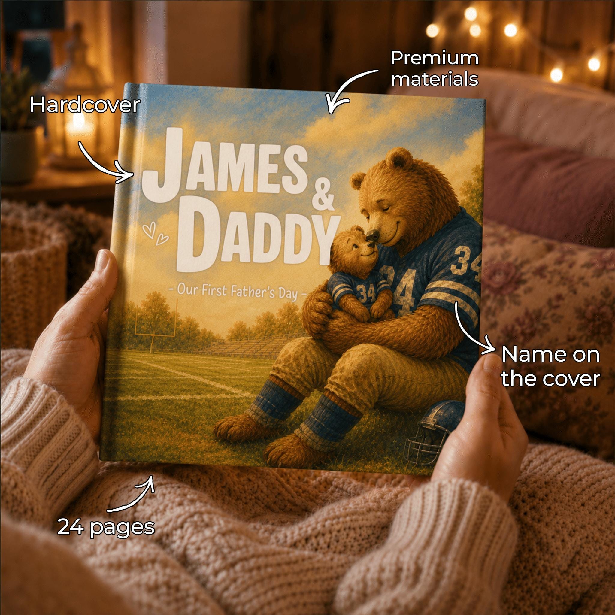 Personalized First Father's Day Book