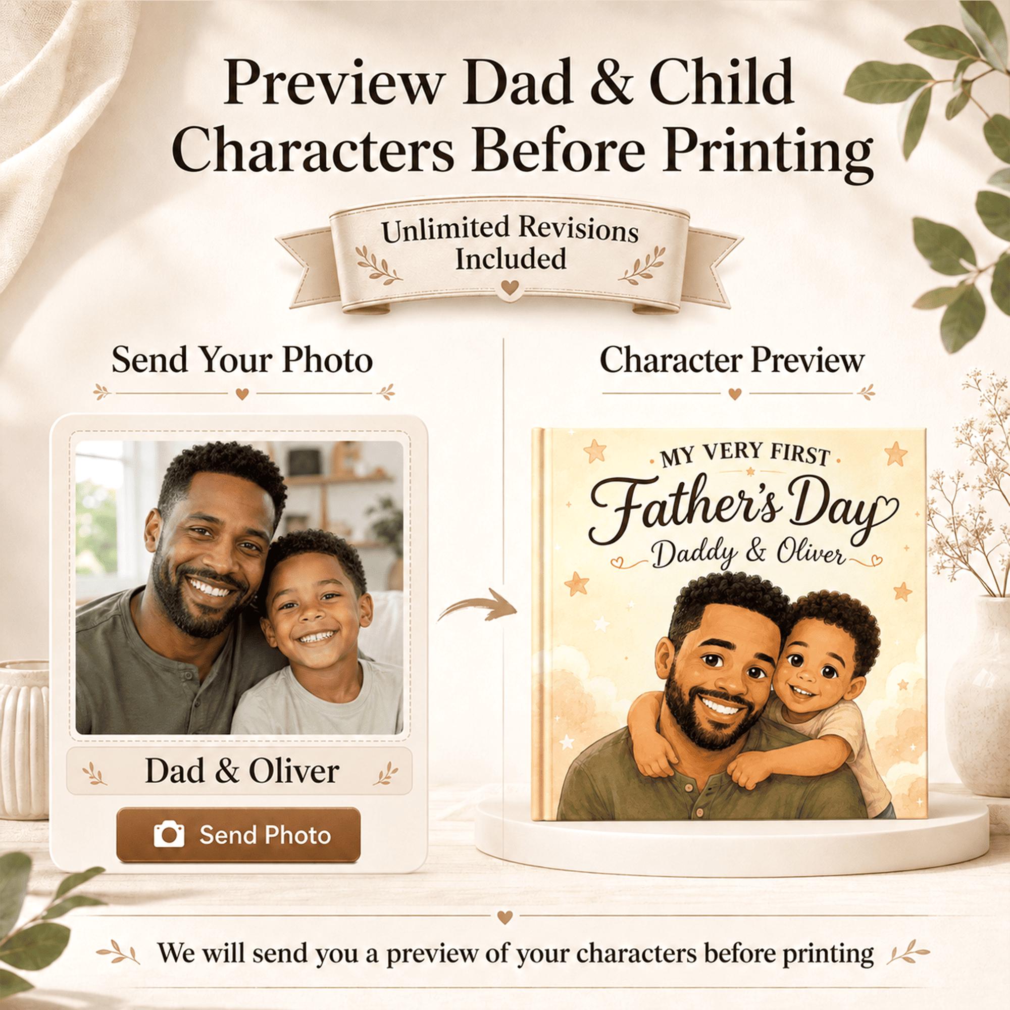 Personalized Dad and Child Storybook