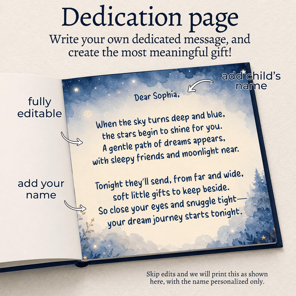 Personalized Baby Bedtime Story Book
