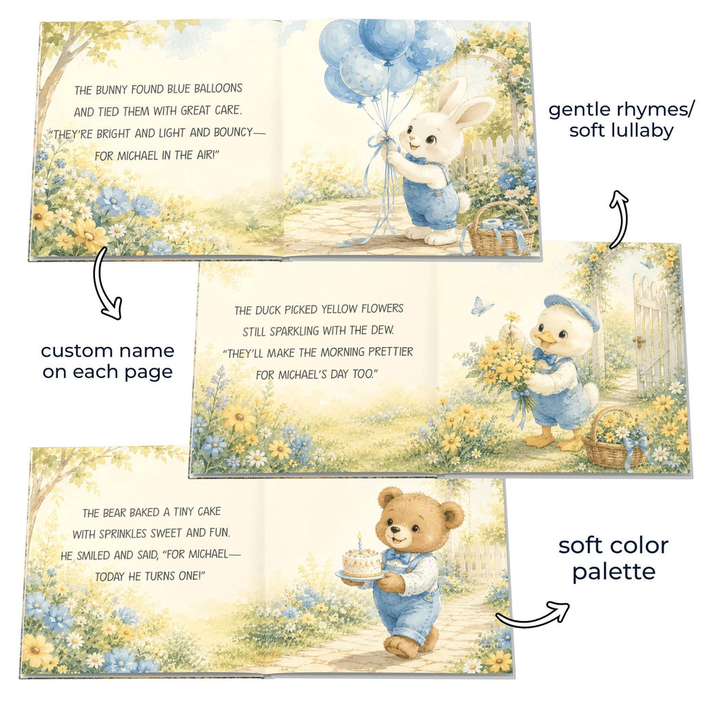Personalized First Birthday Story Book