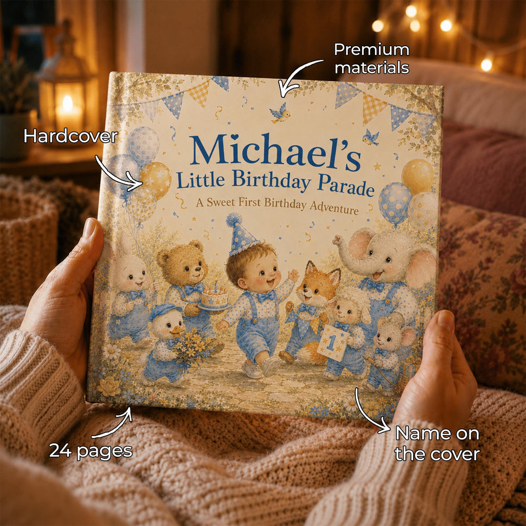 Personalized First Birthday Story Book