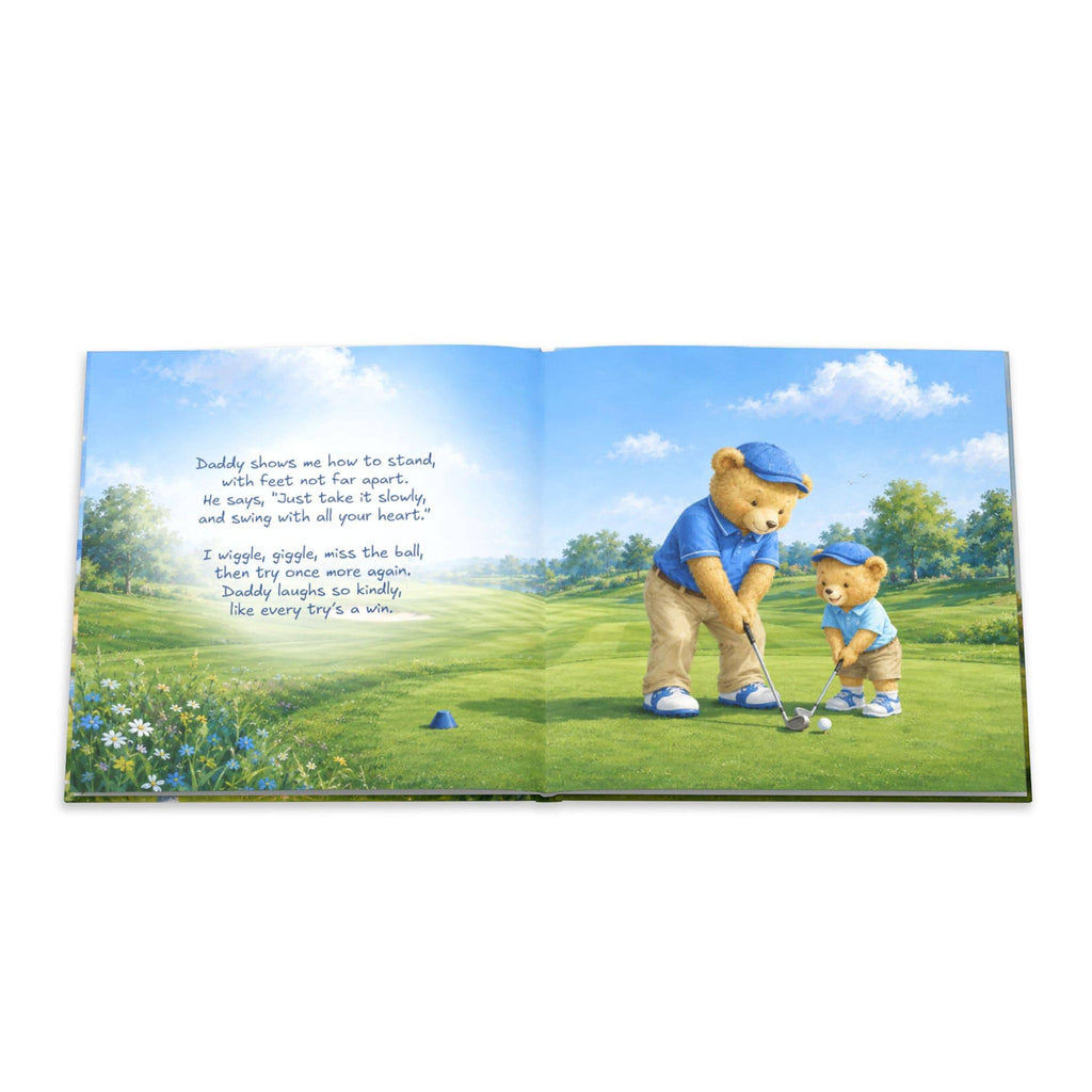 Personalized Golf Dad Book From Kids