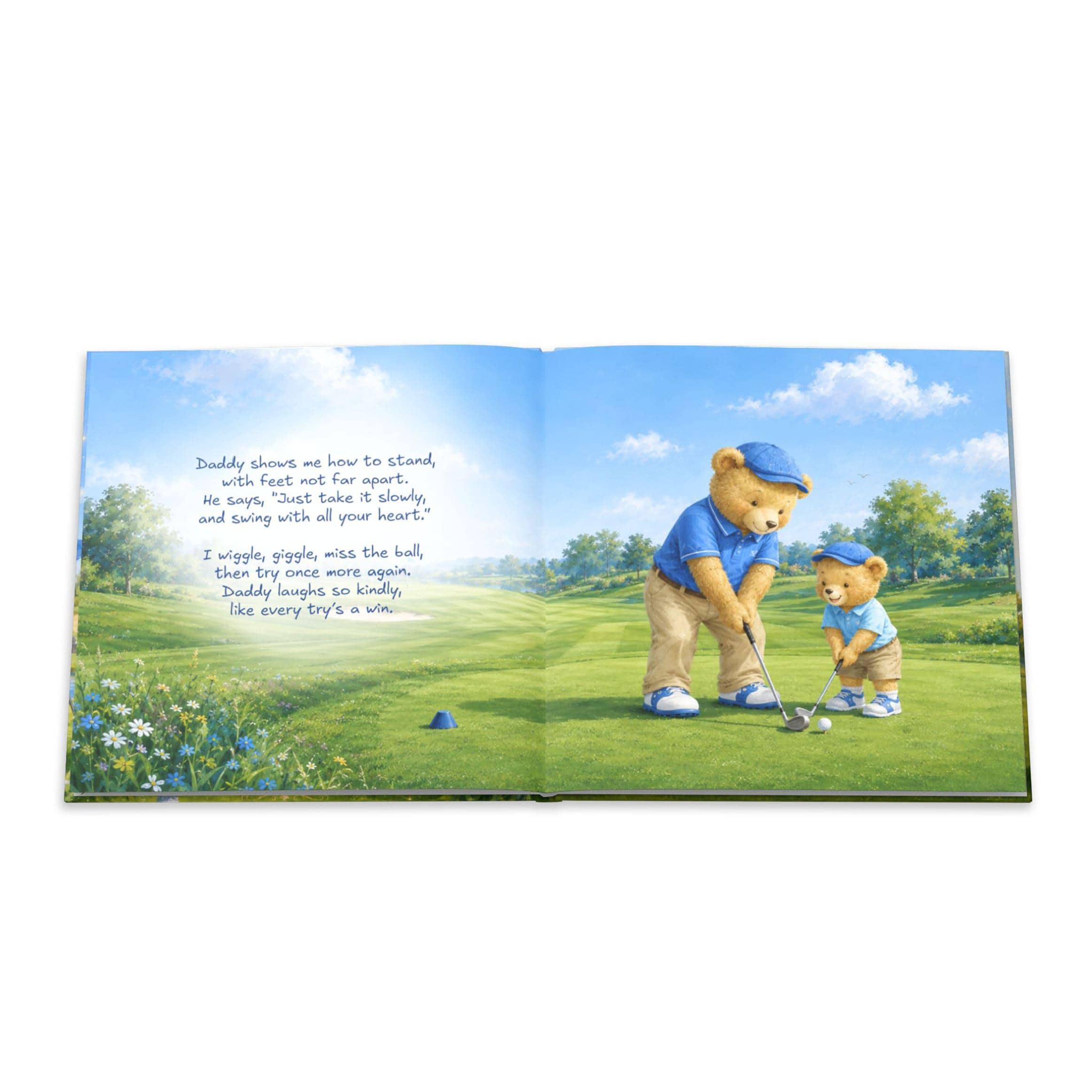 Personalized Golf Dad Book From Kids