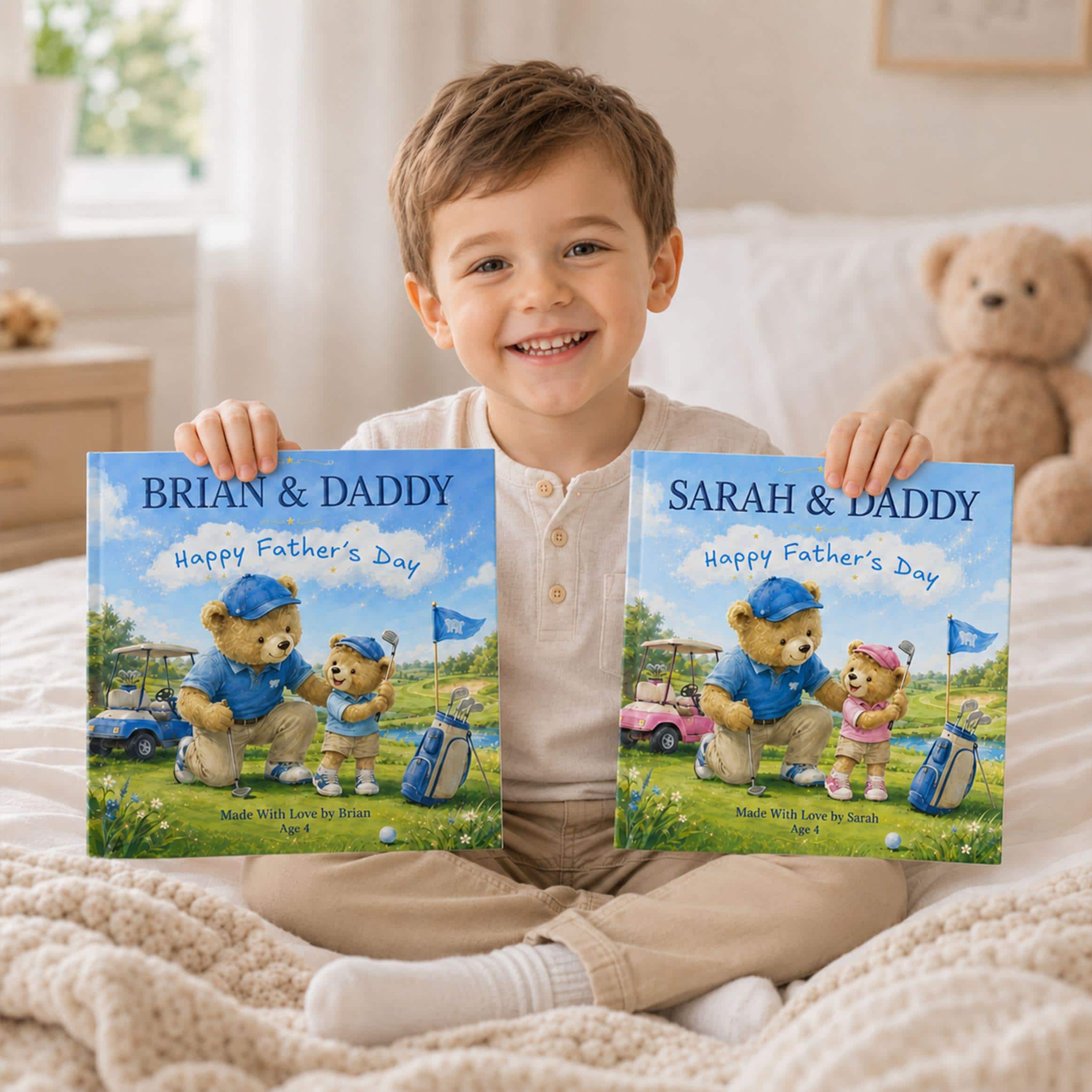 Personalized Golf Dad Book From Kids