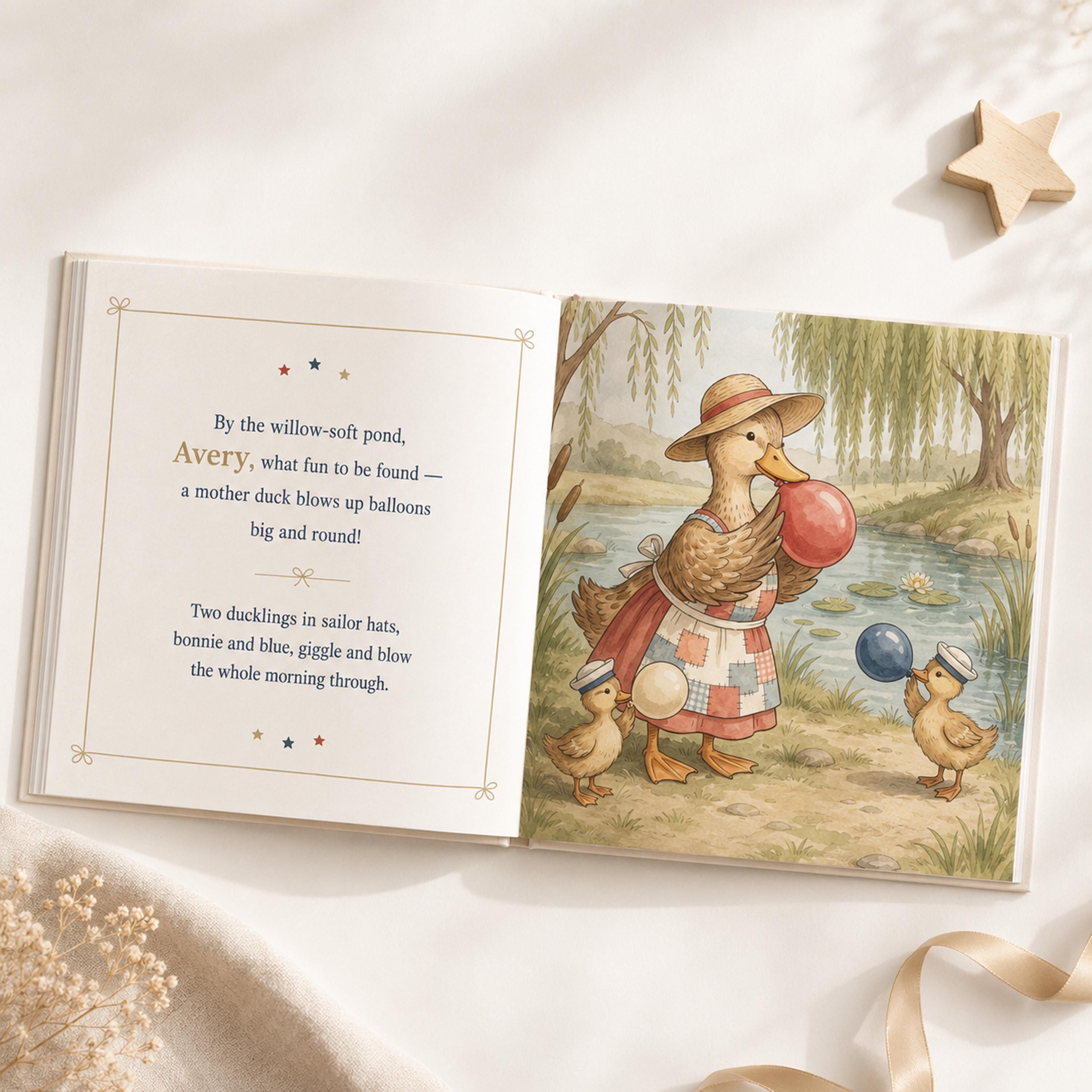 Personalized America 250th Birthday Book, Custom Baby Name Storybook, 1776 2026 Keepsake Gift, Patriotic Baby Gift