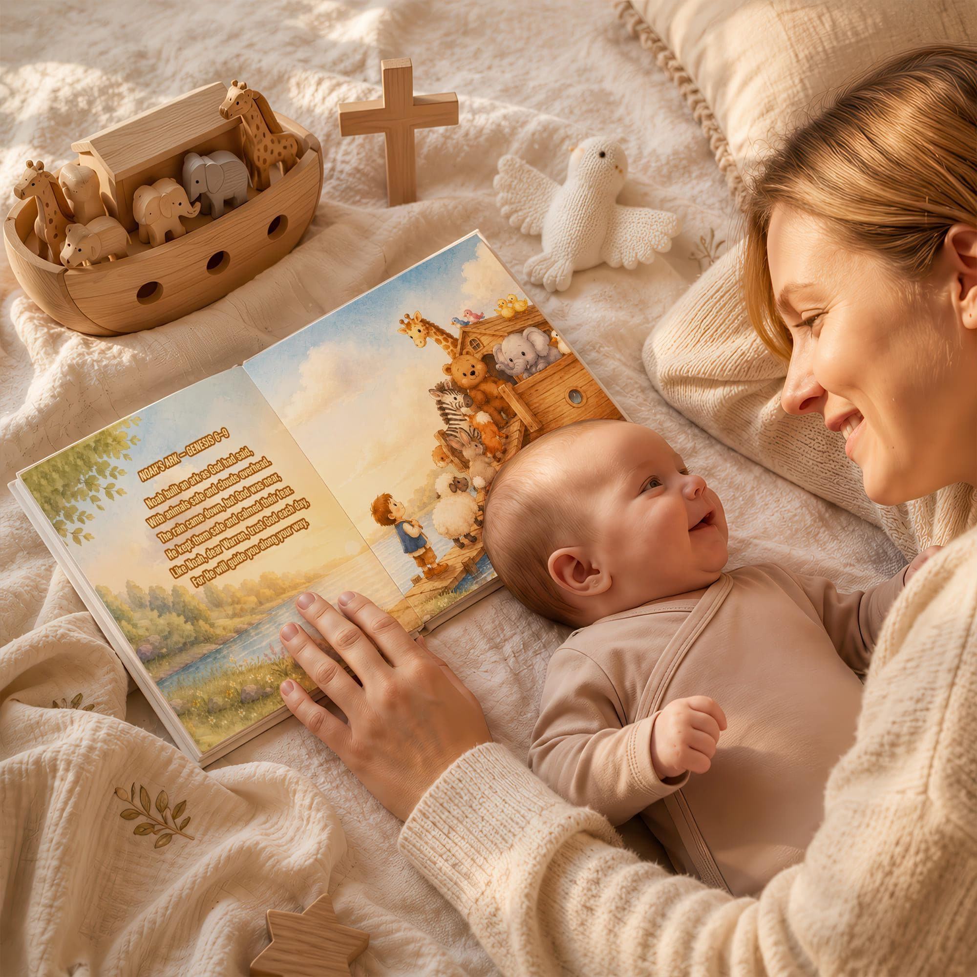 Personalized First Bible Stories Book for Kids
