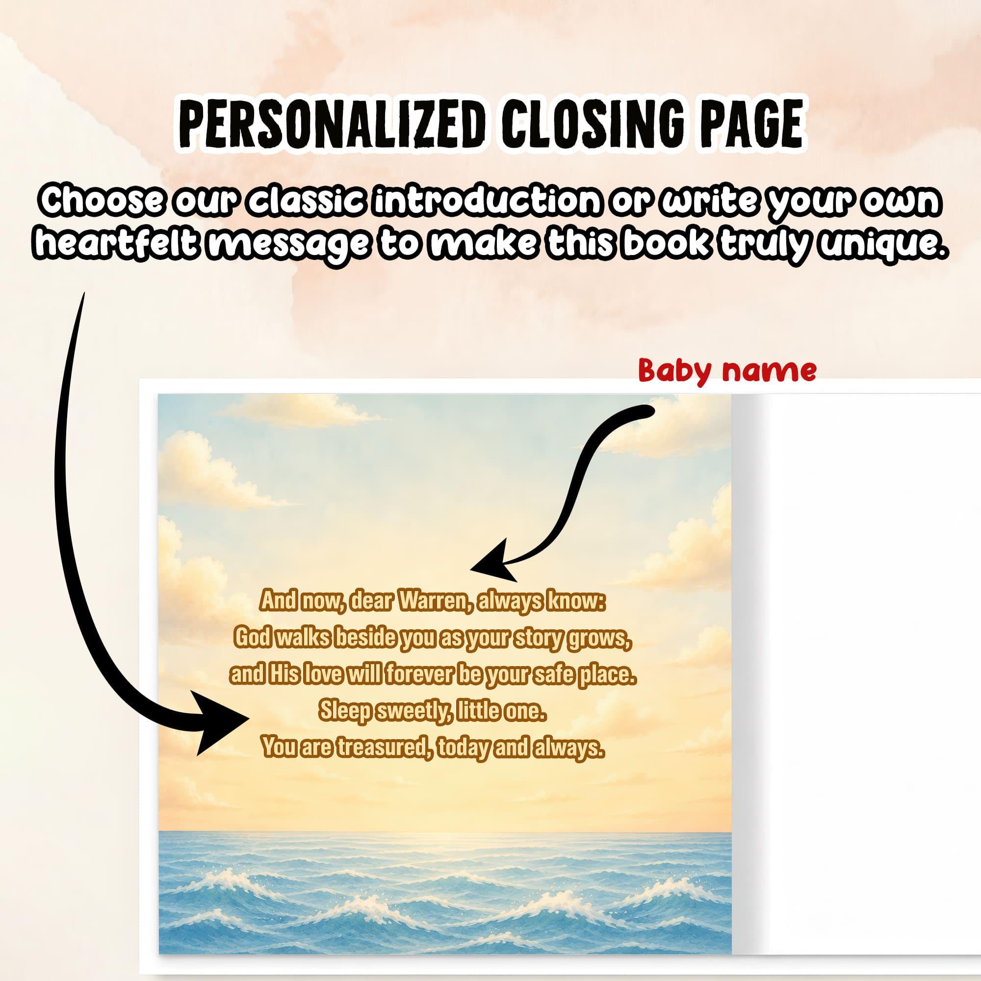 Personalized First Bible Stories Book for Kids