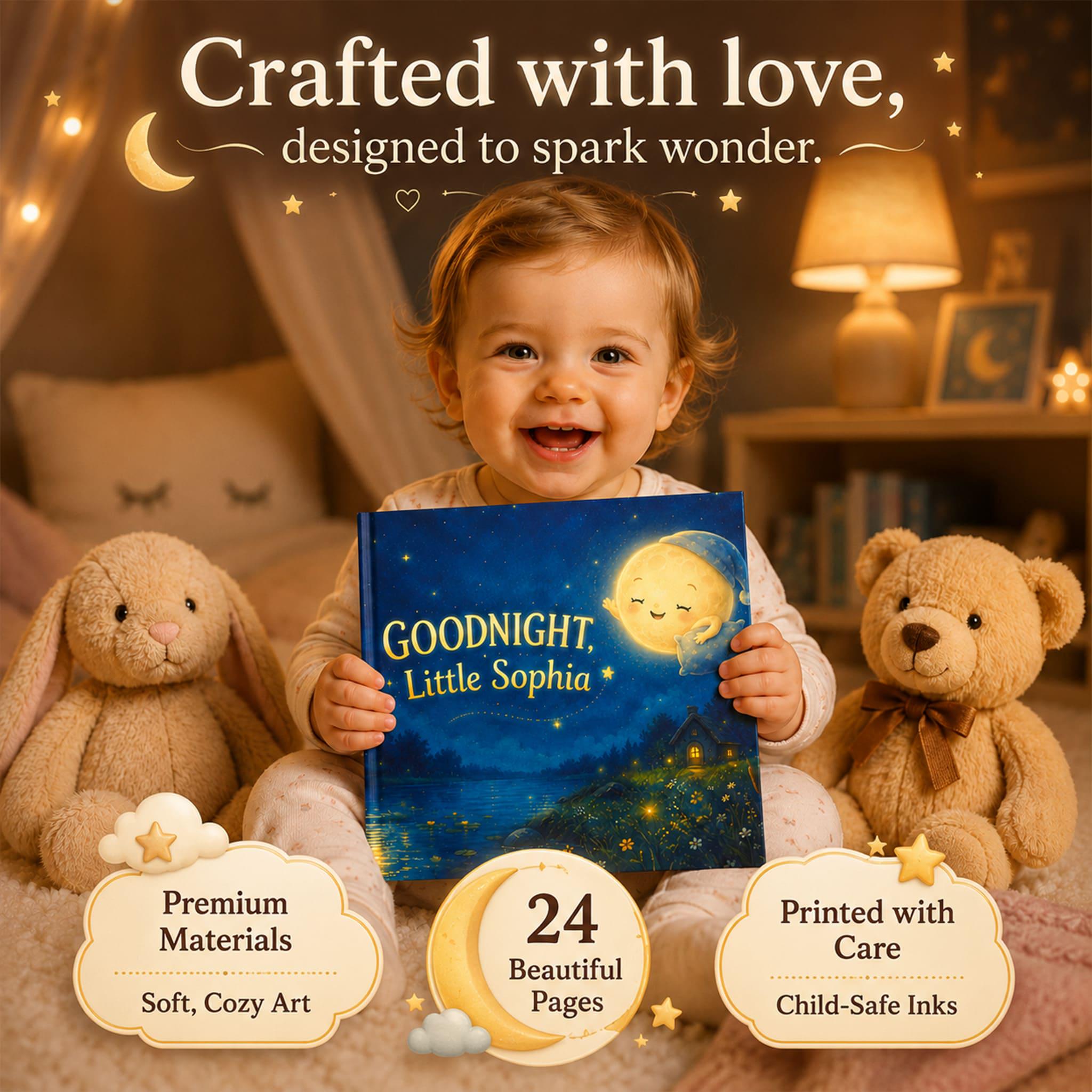 Personalized Baby Bedtime Story Book