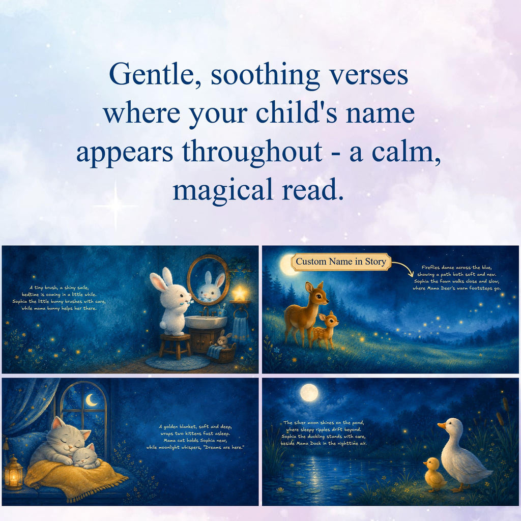 Personalized Baby Bedtime Story Book