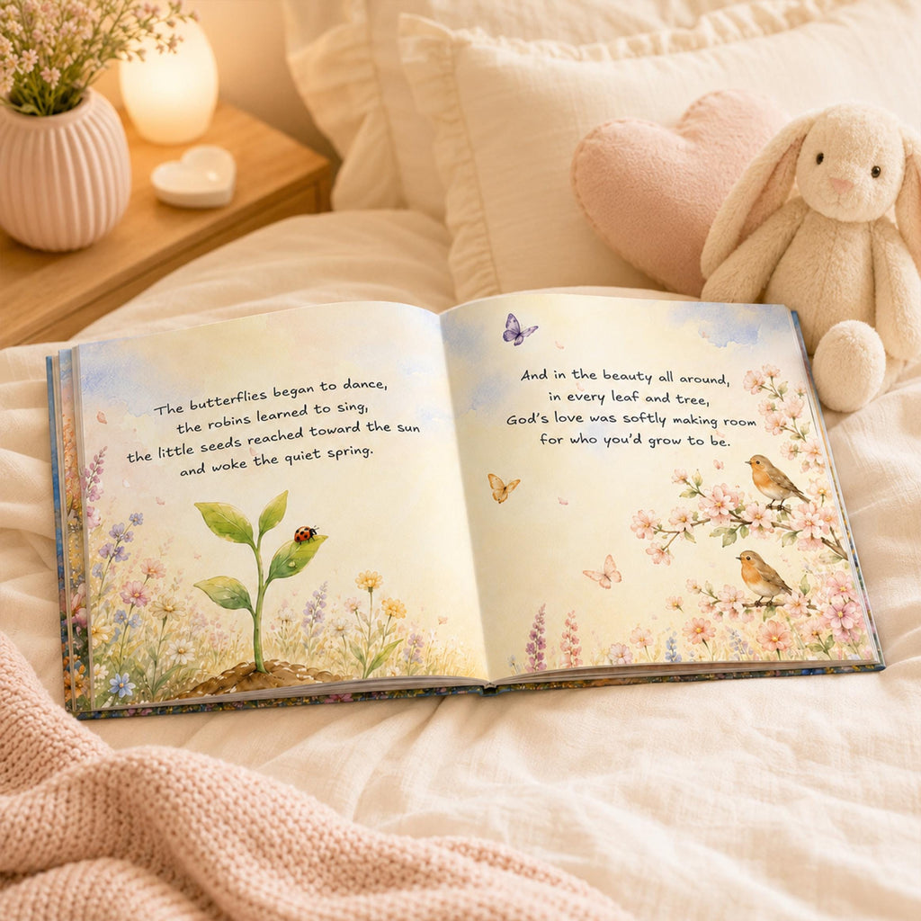 Personalized Bible Storybook for Children, Baptism Gift