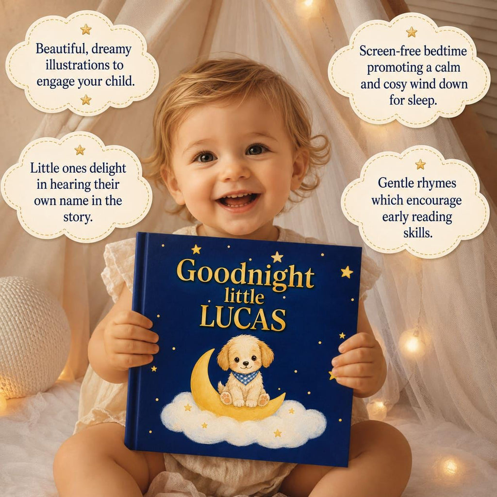 Personalized Baby Bedtime Storybook With Custom Name