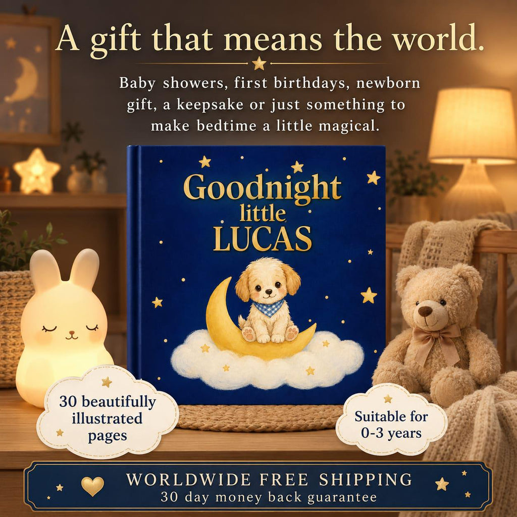 Personalized Baby Bedtime Storybook With Custom Name