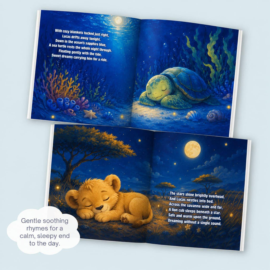 Personalized Baby Bedtime Storybook With Custom Name