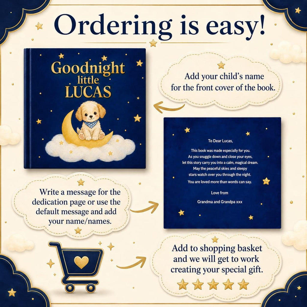 Personalized Baby Bedtime Storybook With Custom Name