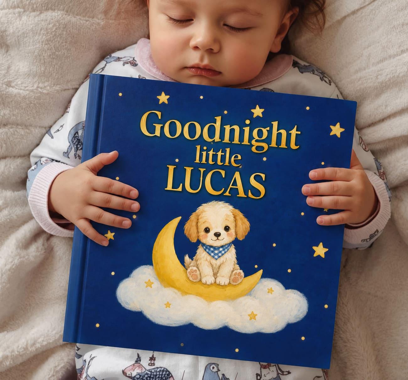 Personalized Baby Bedtime Storybook With Custom Name