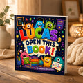 Personalized Halloween Book For Kids, Custom Name Graduation Story Book, Colorful Monster Preschool Kindergarten Gift