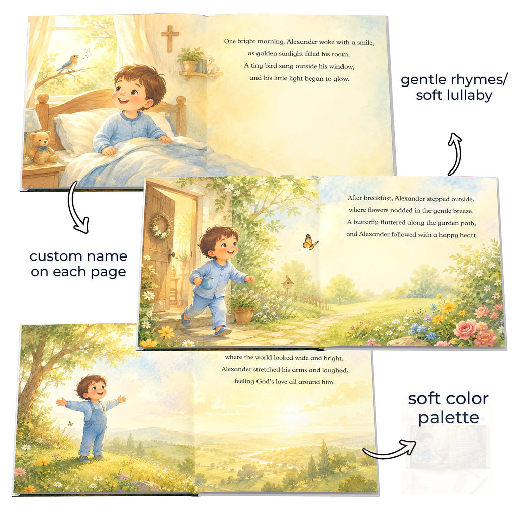 Personalized Christian Baby Book - Baptism Keepsake