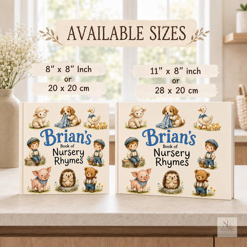 Personalized Nursery Rhyme Book for Baby