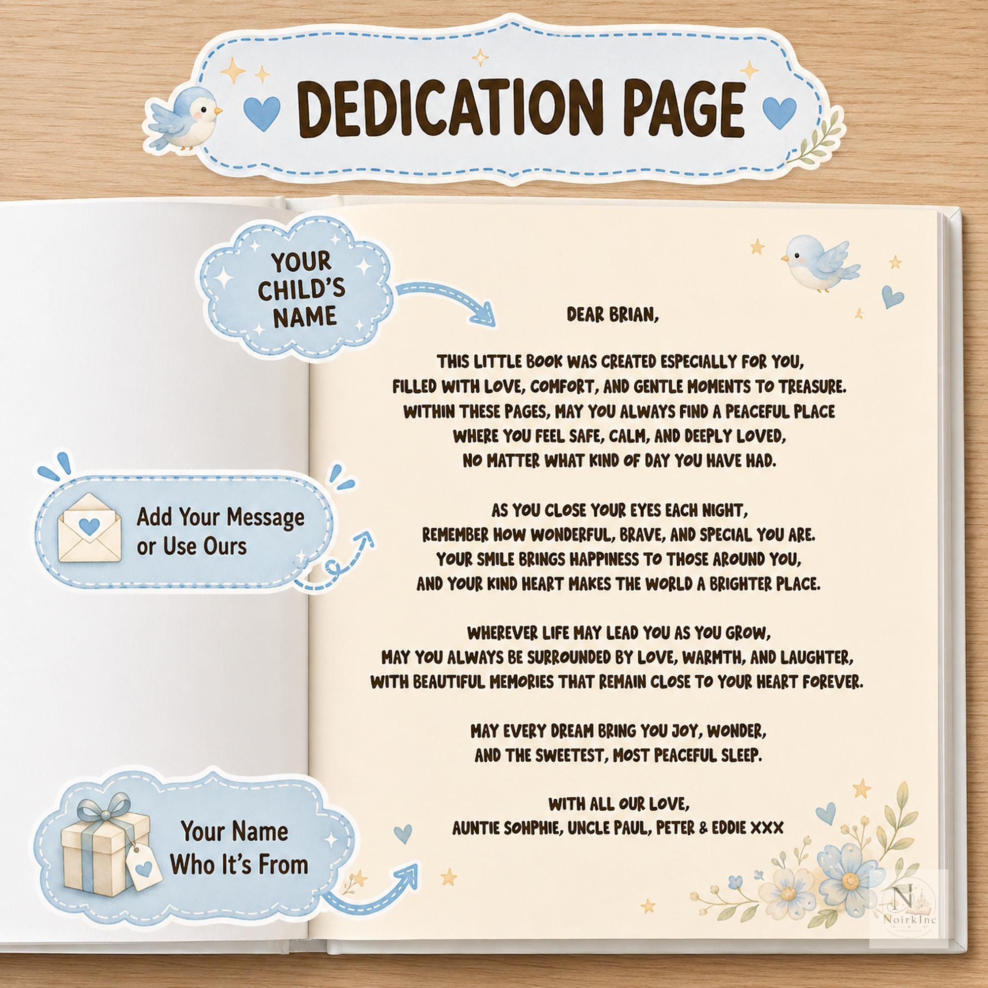 Personalized Nursery Rhyme Book for Baby