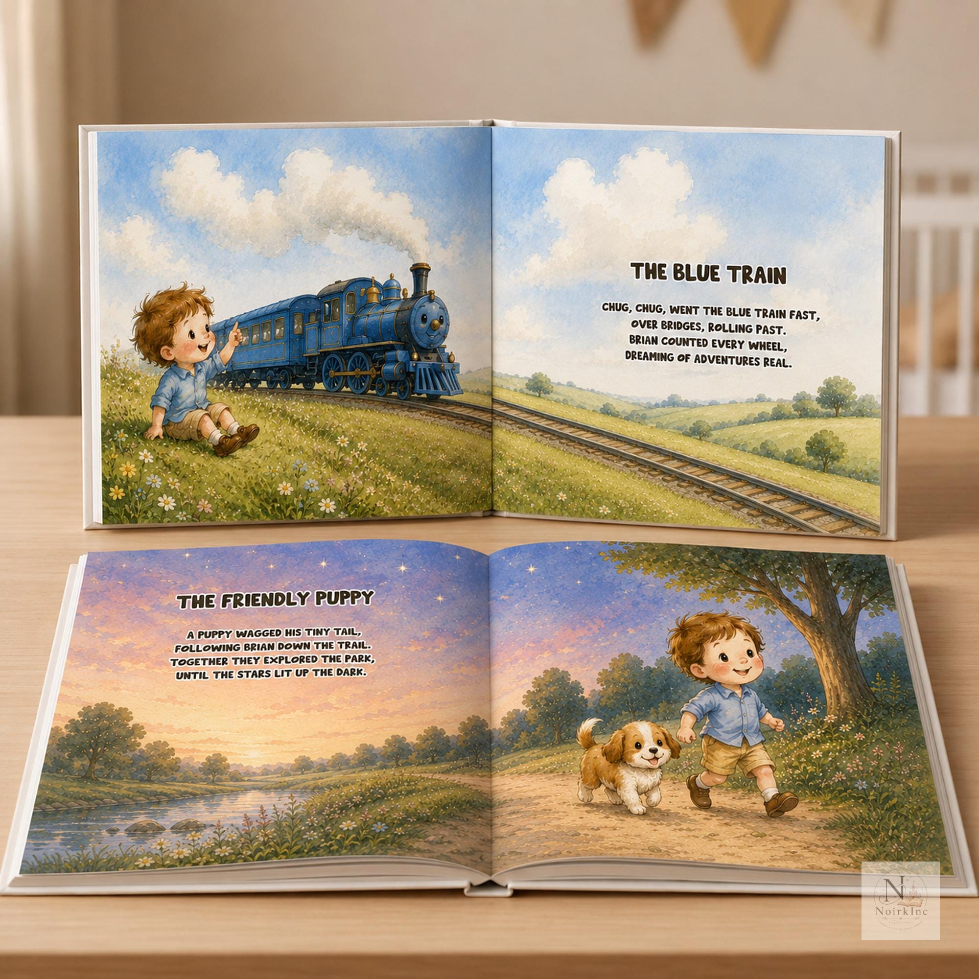 Personalized Nursery Rhyme Book for Baby