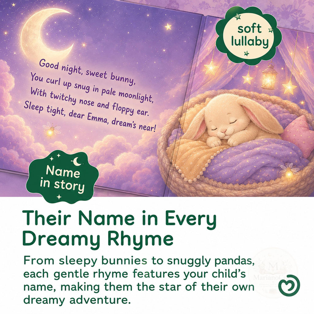 Personalized Good Night Book for Babies and Toddlers